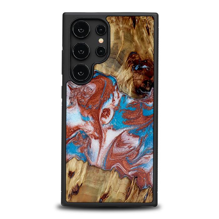 Samsung Galaxy S24 Ultra Handyhülle aus Harz und Holz - Synergy#D103