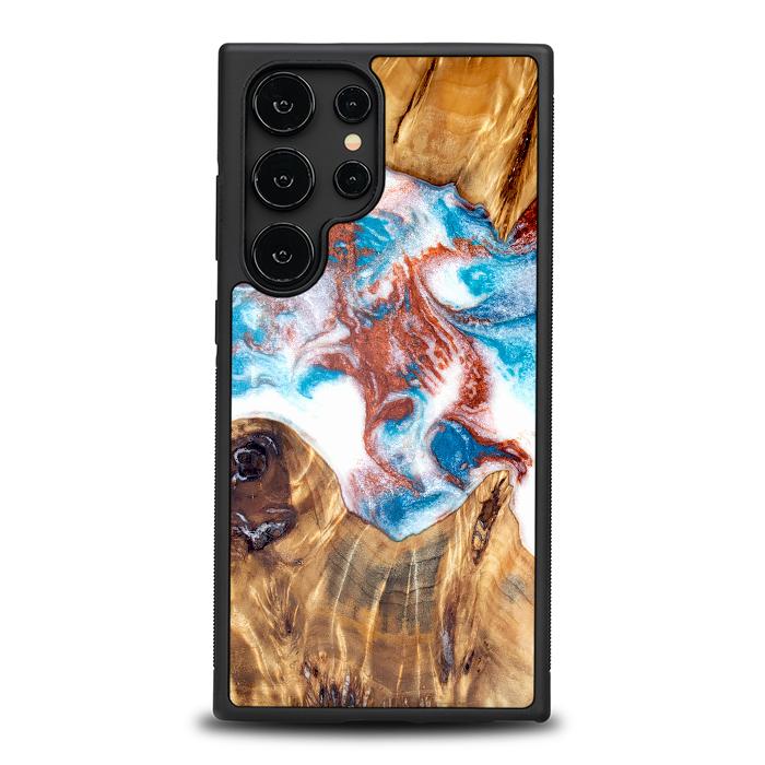 Samsung Galaxy S24 Ultra Handyhülle aus Harz und Holz - Synergy#D125