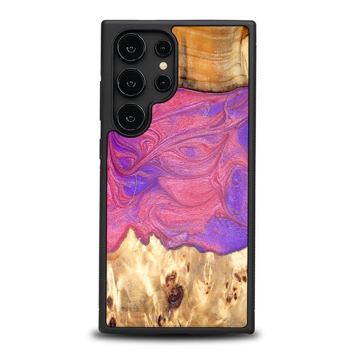 Samsung Galaxy S24 Ultra Handyhülle aus Harz und Holz - Synergy#D136
