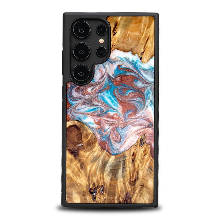 Samsung Galaxy S24 Ultra Handyhülle aus Harz und Holz - Synergy#D138