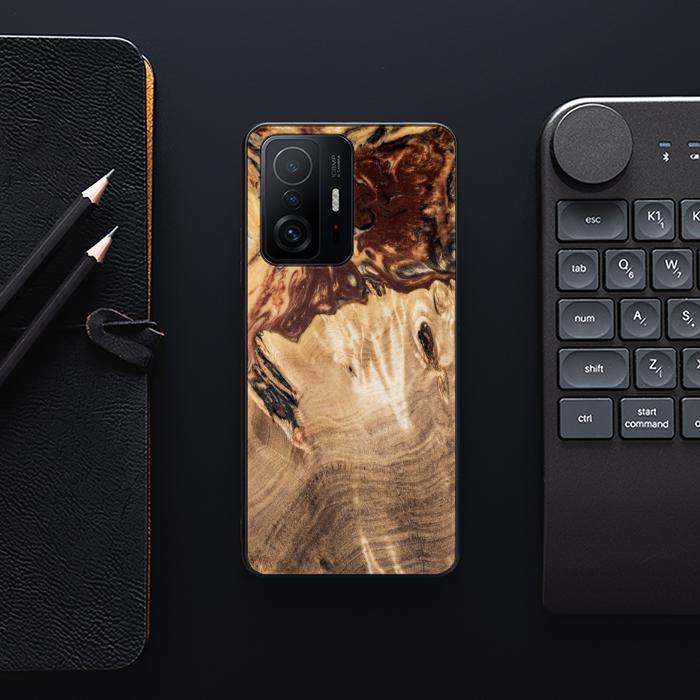 Xiaomi 11Etui na telefon T/11T Pro z żywicy i drewna - SYNERGY#A100