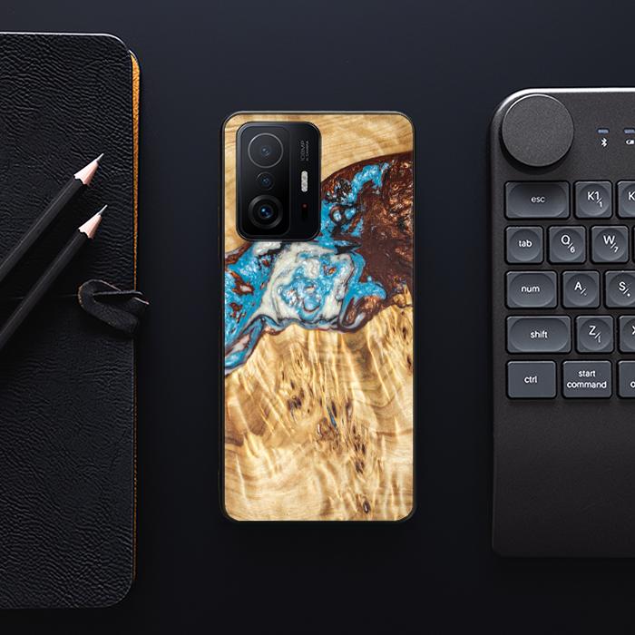 Xiaomi 11Etui na telefon T/11T Pro z żywicy i drewna - SYNERGY#B12
