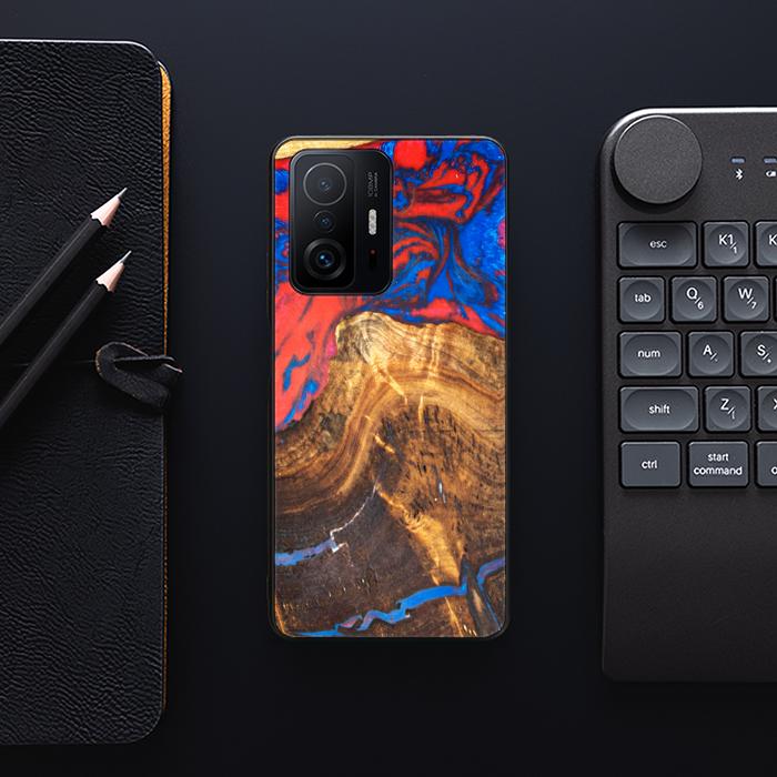 Xiaomi 11Etui na telefon T/11T Pro z żywicy i drewna - SYNERGY#B31