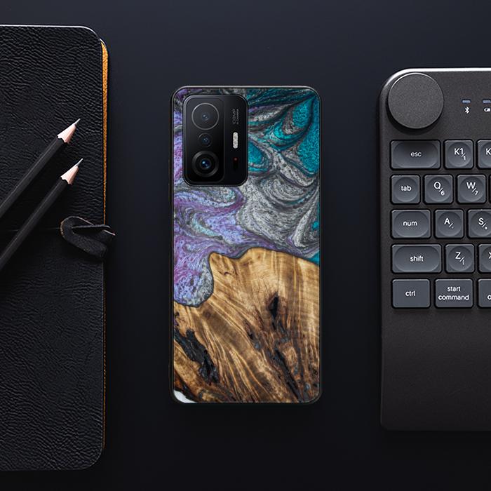 Xiaomi 11Etui na telefon T/11T Pro z żywicy i drewna - SYNERGY#C47