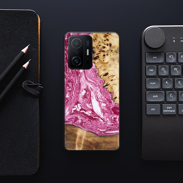 Xiaomi 11Etui na telefon T/11T Pro z żywicy i drewna - Synergy#129