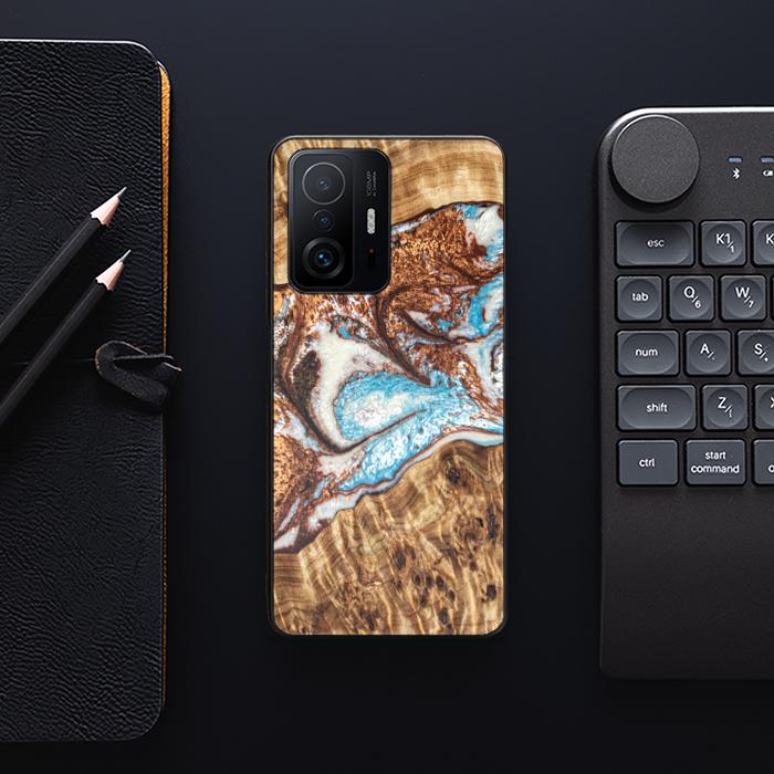 Xiaomi 11Etui na telefon T/11T Pro z żywicy i drewna - Synergy#B11