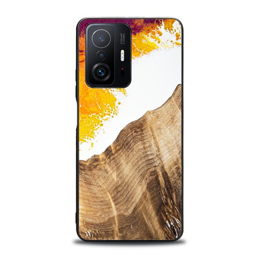 Xiaomi 11T / 11T Pro Handyhülle aus Kunstharz und Holz - Synergy#C28