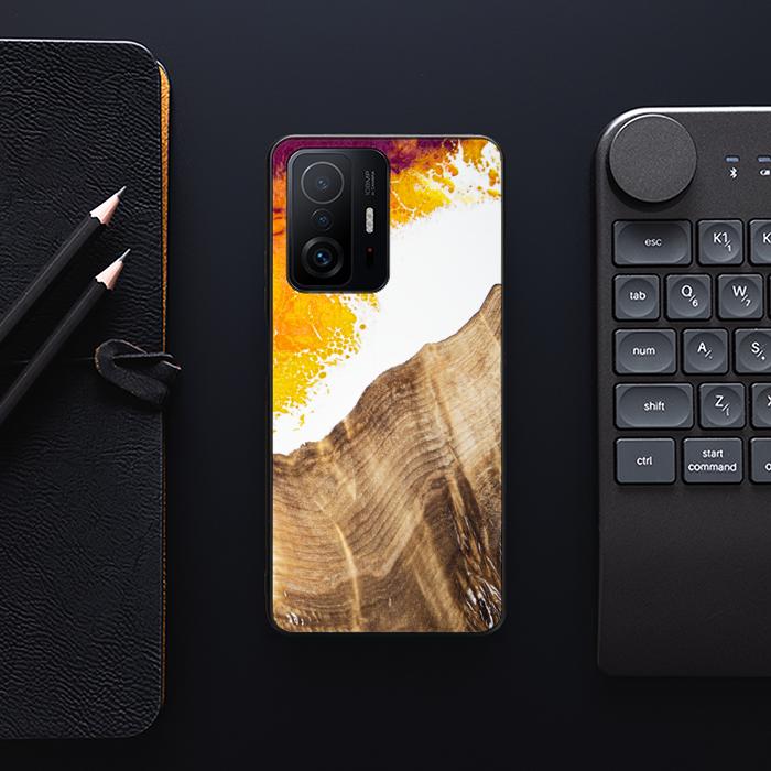 Xiaomi 11Etui na telefon T/11T Pro z żywicy i drewna - Synergy#C28