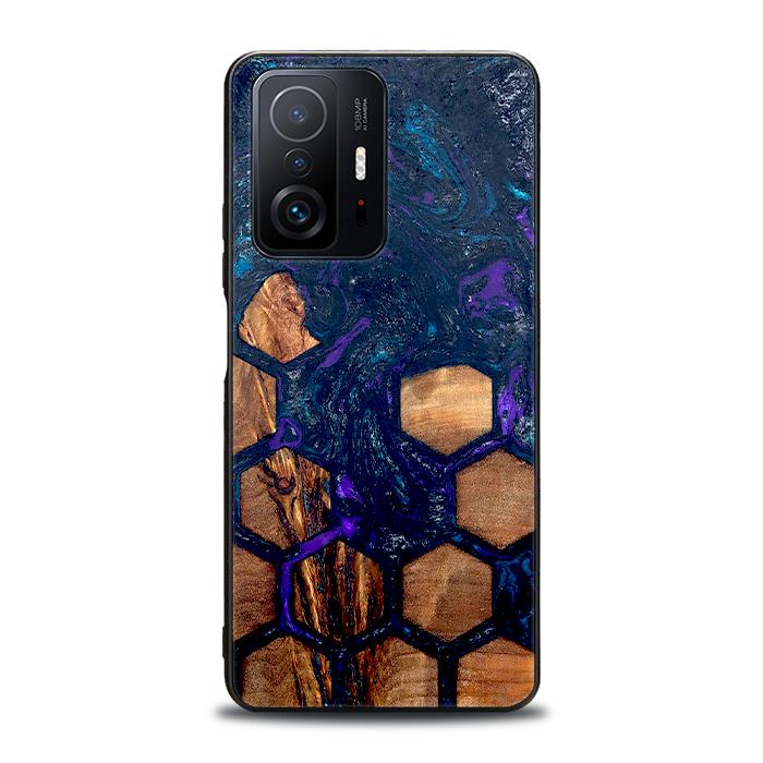 Xiaomi 11T / 11T Pro Handyhülle aus Harz und Holz - Synergy#D106