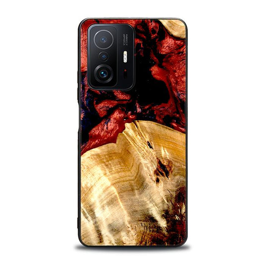 Xiaomi 11T / 11T Pro Handyhülle aus Harz und Holz - Synergy#D117