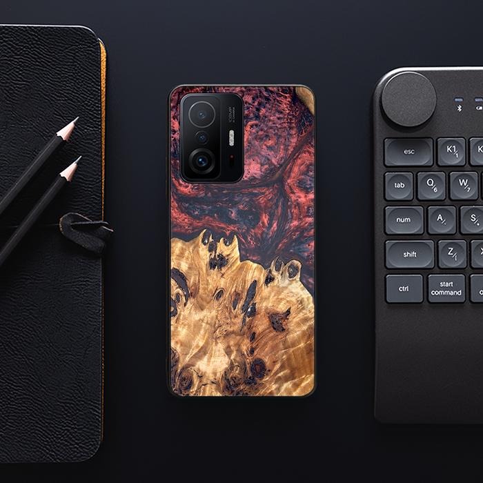 Xiaomi 11Etui na telefon T/11T Pro z żywicy i drewna - Synergy#D118