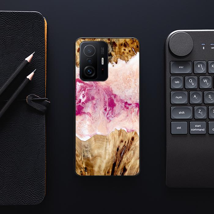 Xiaomi 11Etui na telefon T/11T Pro z żywicy i drewna - Synergy#D119