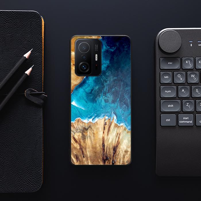 Xiaomi 11Etui na telefon T/11T Pro z żywicy i drewna - Synergy#D126
