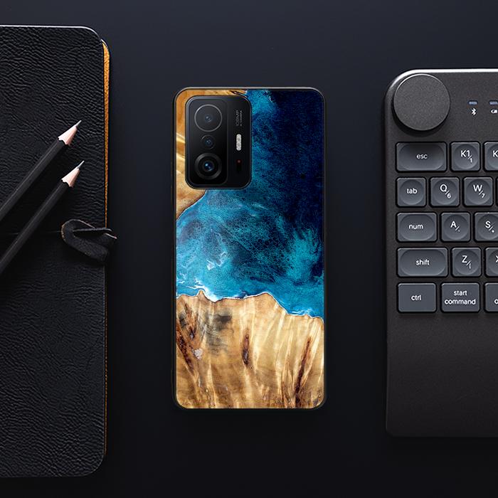 Xiaomi 11Etui na telefon T/11T Pro z żywicy i drewna - Synergy#D127