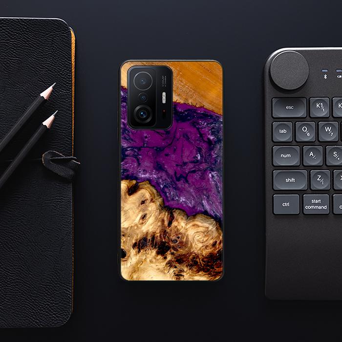 Xiaomi 11Etui na telefon T/11T Pro z żywicy i drewna - Synergy#D130