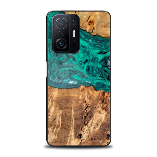 Xiaomi 11T / 11T Pro Handyhülle aus Harz und Holz - Synergy#D133