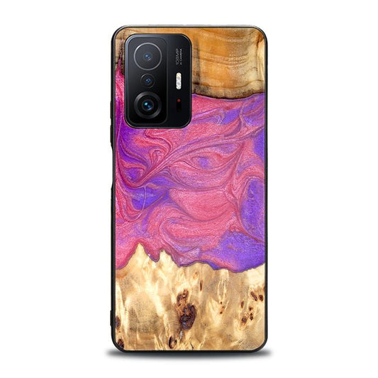 Xiaomi 11T / 11T Pro Handyhülle aus Harz und Holz - Synergy#D136