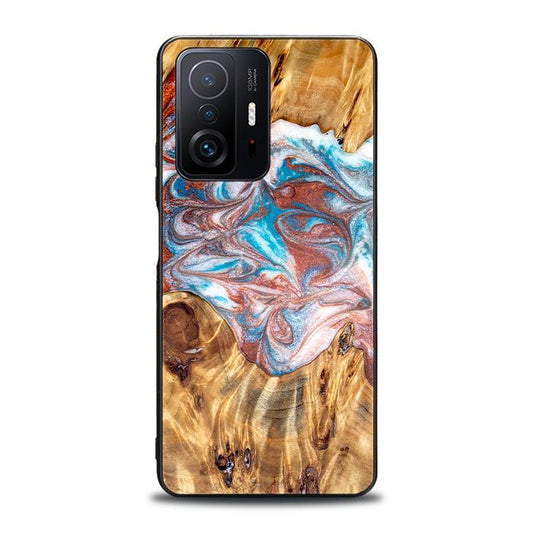 Xiaomi 11T / 11T Pro Handyhülle aus Harz und Holz - Synergy#D138