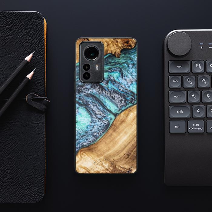 Xiaomi 12 Pro Handyhülle aus Kunstharz und Holz - SYNERGY#201