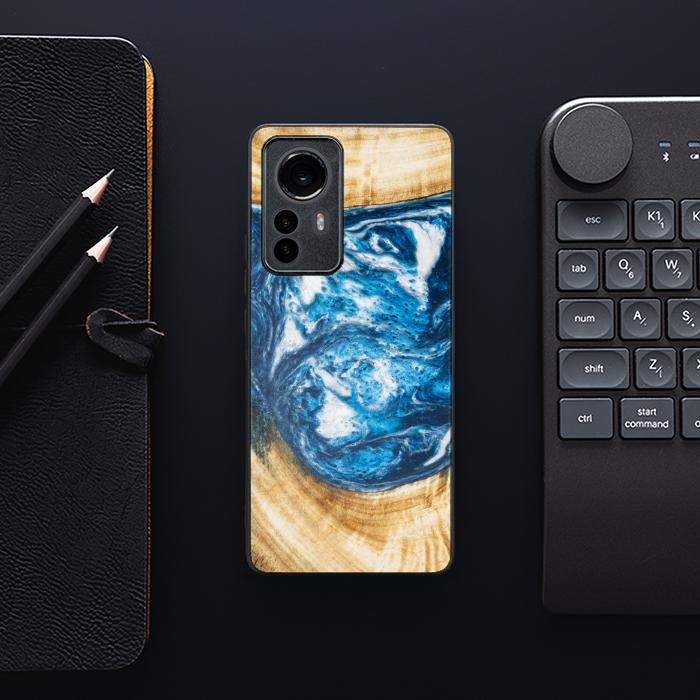 Xiaomi 12 Pro Etui na telefon z żywicy i drewna - SYNERGY#350