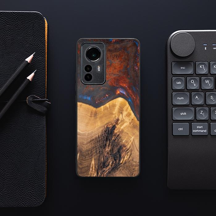 Xiaomi 12 Pro Resin & Wood Phone Case - SYNERGY#A21