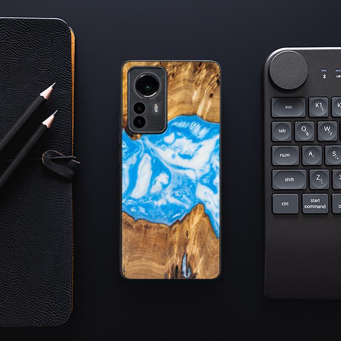 Xiaomi 12 Pro Etui na telefon z żywicy i drewna - SYNERGY#A29