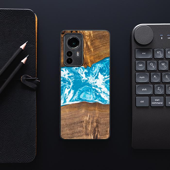 Xiaomi 12 Pro Handyhülle aus Kunstharz und Holz - SYNERGY# A7