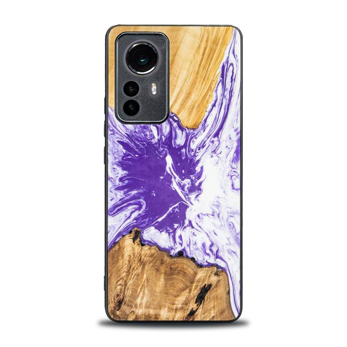 Xiaomi 12 Pro Etui na telefon z żywicy i drewna - SYNERGY#A79