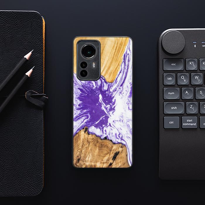 Xiaomi 12 Pro Handyhülle aus Kunstharz und Holz - SYNERGY# A79
