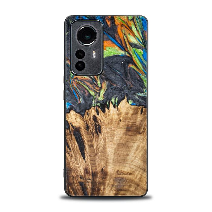 Xiaomi 12 Pro Etui na telefon z żywicy i drewna - SYNERGY#C22