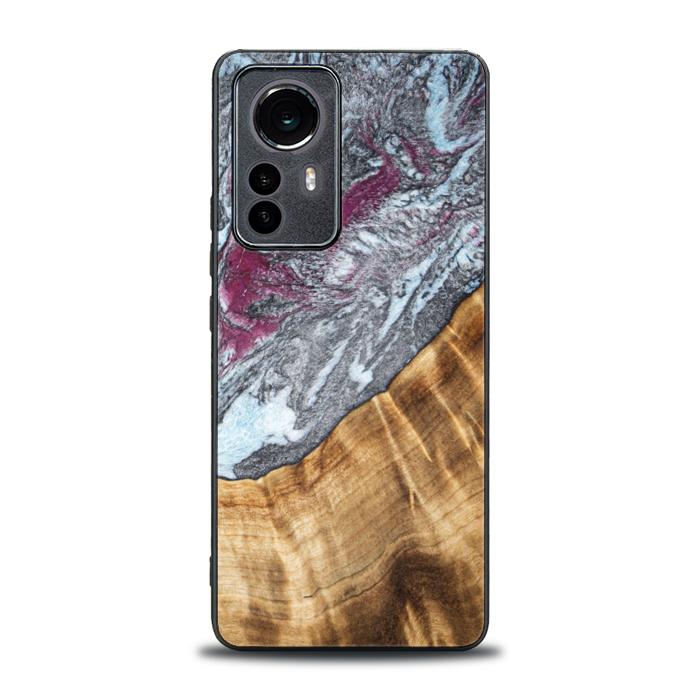 Xiaomi 12 Pro Etui na telefon z żywicy i drewna - Synergy#C12