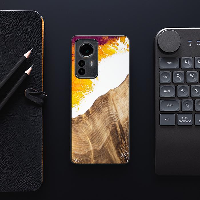 Xiaomi 12 Pro Resin & Wood Phone Case - Synergy#C28