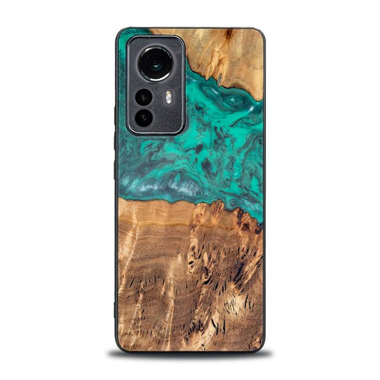 Xiaomi 12 Pro Handyhülle aus Harz und Holz - Synergy#D111