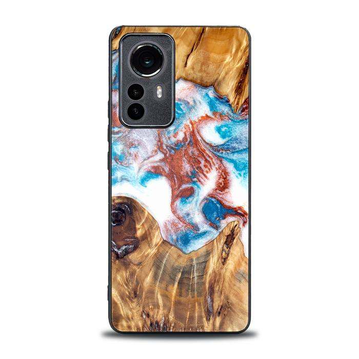 Xiaomi 12 Pro Etui na telefon z żywicy i drewna - Synergy#D125