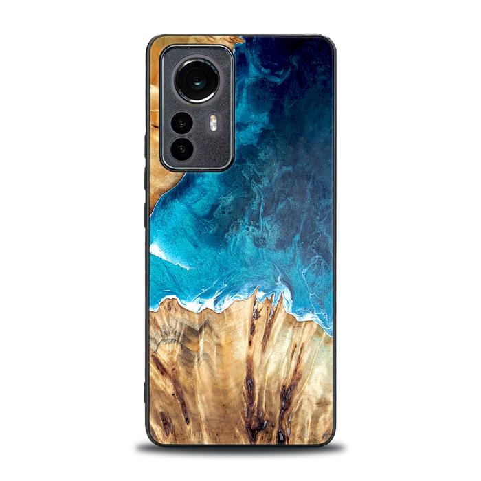 Xiaomi 12 Pro Etui na telefon z żywicy i drewna - Synergy#D126