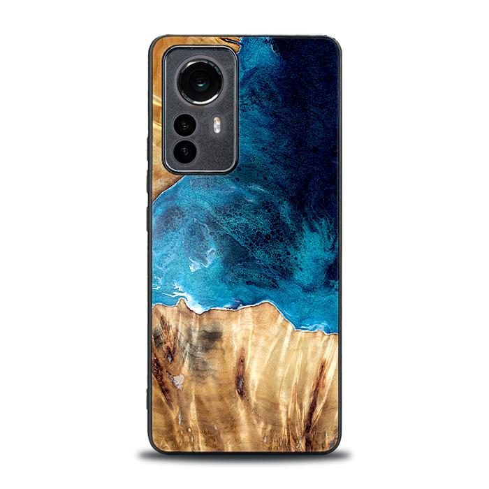 Xiaomi 12 Pro Etui na telefon z żywicy i drewna - Synergy#D127
