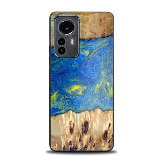 Xiaomi 12 Pro Resin & Wood Phone Case - Synergy#D128