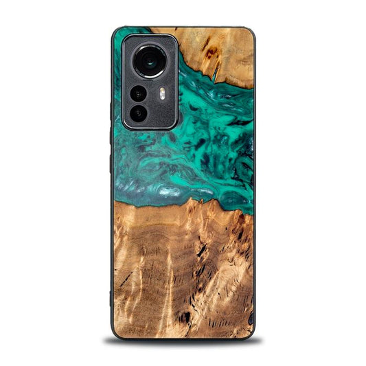 Xiaomi 12 Pro Handyhülle aus Harz und Holz - Synergy#D133