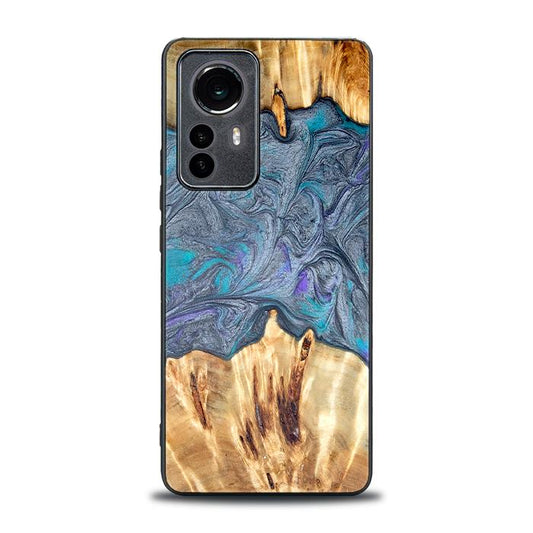 Xiaomi 12 Pro Handyhülle aus Harz und Holz - Synergy#D135