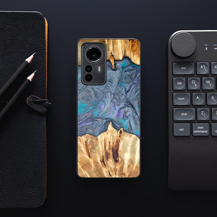 Xiaomi 12 Pro Handyhülle aus Harz und Holz - Synergy#D135