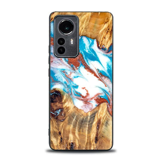 Xiaomi 12 Pro Handyhülle aus Harz und Holz - Synergy#D137