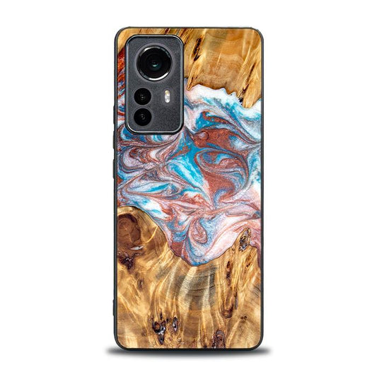 Xiaomi 12 Pro Handyhülle aus Harz und Holz - Synergy#D138