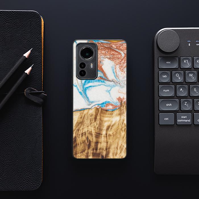 Xiaomi 12 / 12X Handyhülle aus Kunstharz und Holz - SYNERGY#47