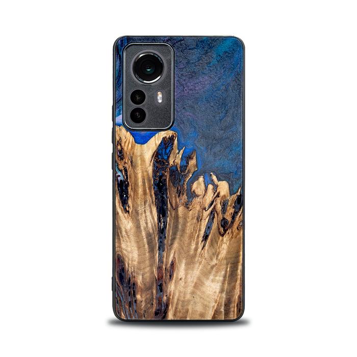 Etui na telefon Xiaomi 12 / 12X z żywicy i drewna - Synergy#D120