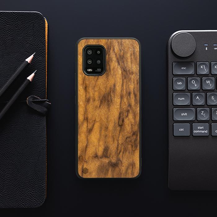 Xiaomi Mi 10 lite Handyhülle aus Holz - Imbuia