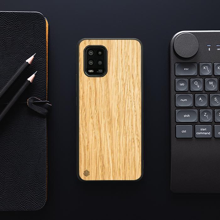 Xiaomi Mi 10 lite Handyhülle aus Holz - Eiche