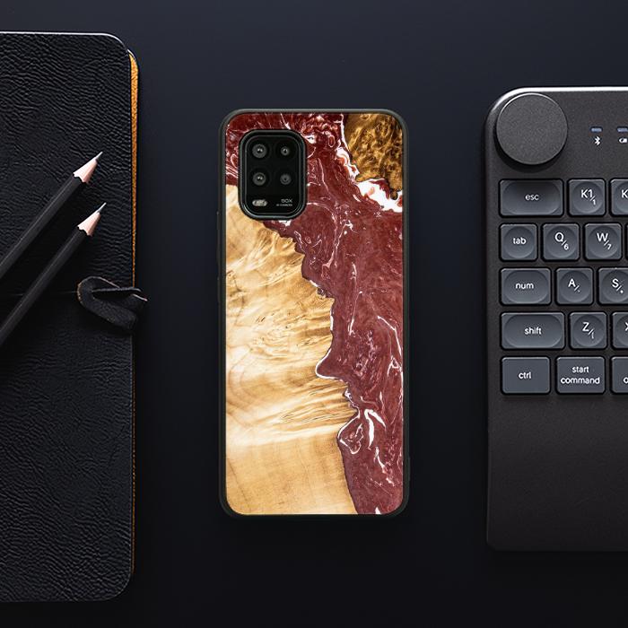 Xiaomi Mi 10 lite Handyhülle aus Kunstharz und Holz - SYNERGY#316
