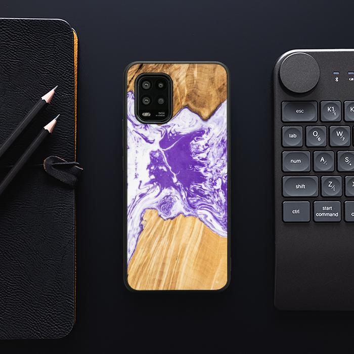 Xiaomi Mi 10 lite Resin & Wood Phone Case - SYNERGY#A80