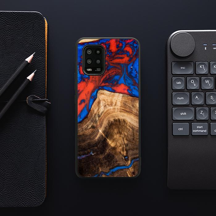 Xiaomi Mi 10 lite Handyhülle aus Kunstharz und Holz - SYNERGY# A82