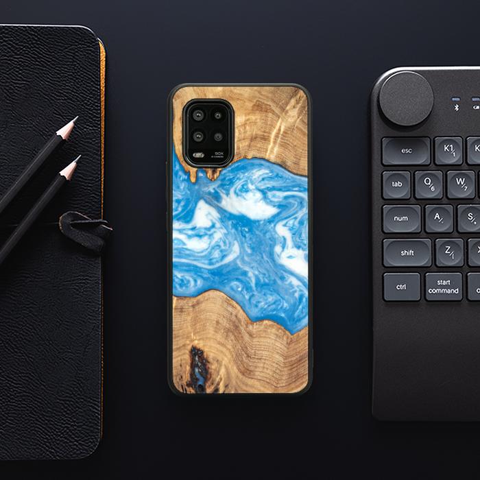 Xiaomi Mi 10 lite Handyhülle aus Kunstharz und Holz - SYNERGY#B03